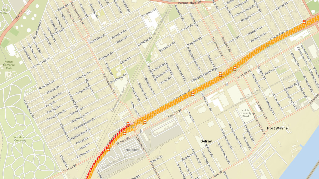TRAFFIC SB I75 closure extending to Livernois in Detroit...